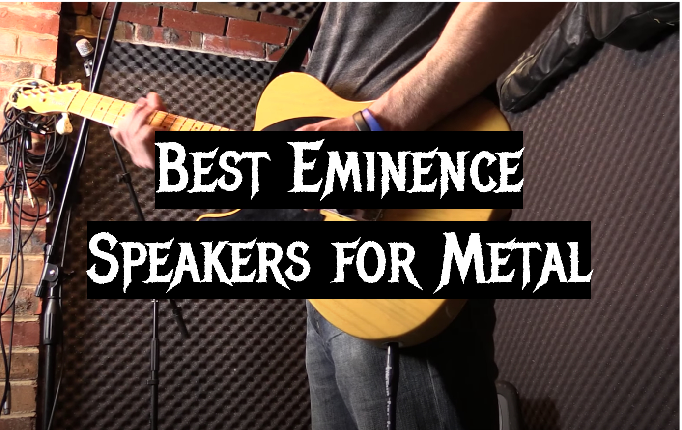 guitar speakers for metal