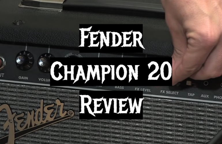 Fender Champion 20 Manual