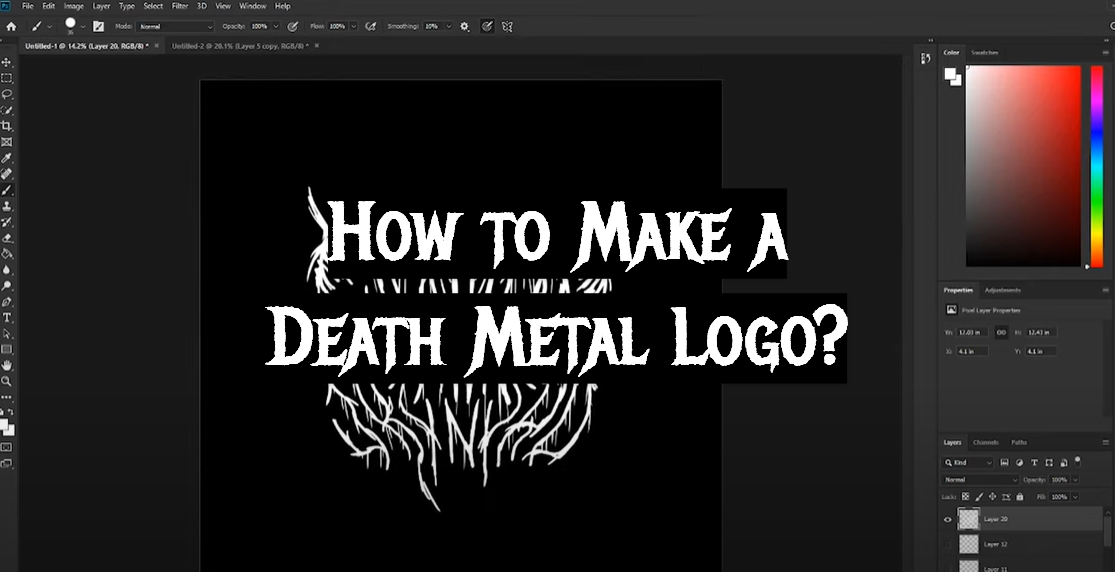 How to Make a Death Metal Logo?